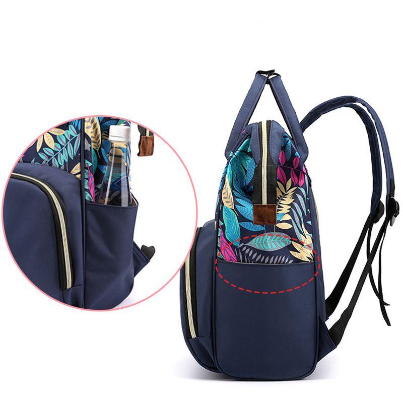 Oxford backpack / bag - navy blue