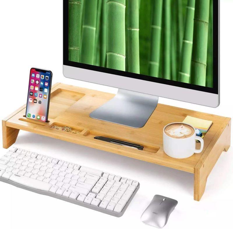 Monitor stand - bamboo