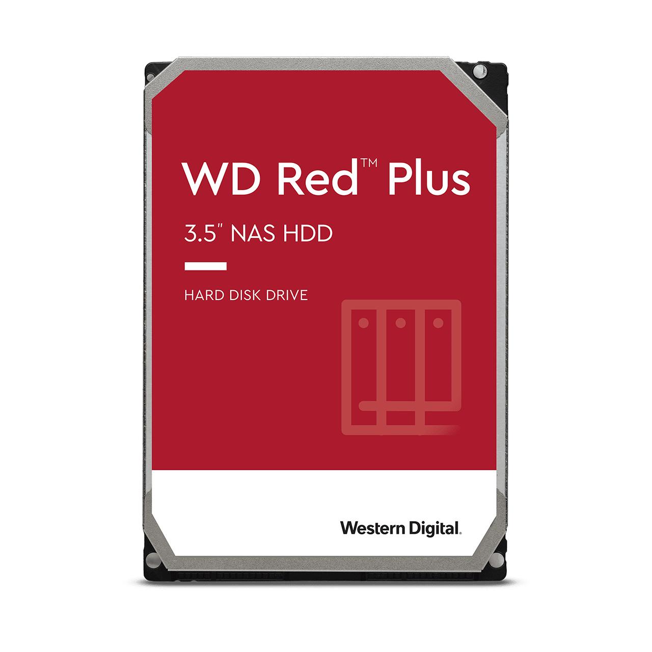 Dysk HDD WD Red Plus WD60EFZX (6 TB ; 3.5"; 128 MB; 5640 obr/min)