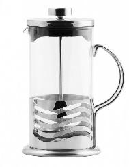 Stainless steel brewer with plunger Brocca BERRETTI, 800 ml waves
