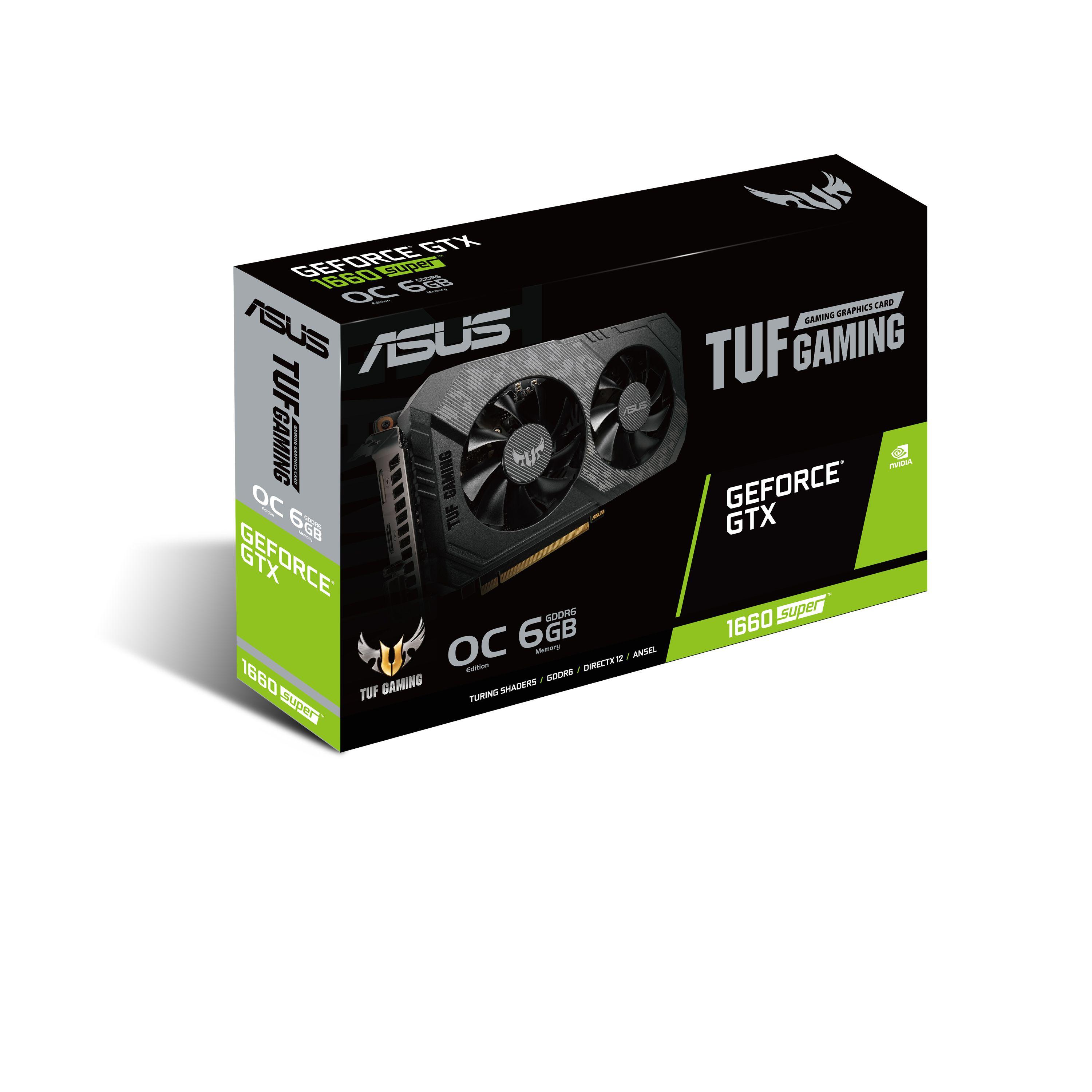 Karta graficzna Asus TUF GeF GTX 1660 Super Gaming OC 6GB GDDR6