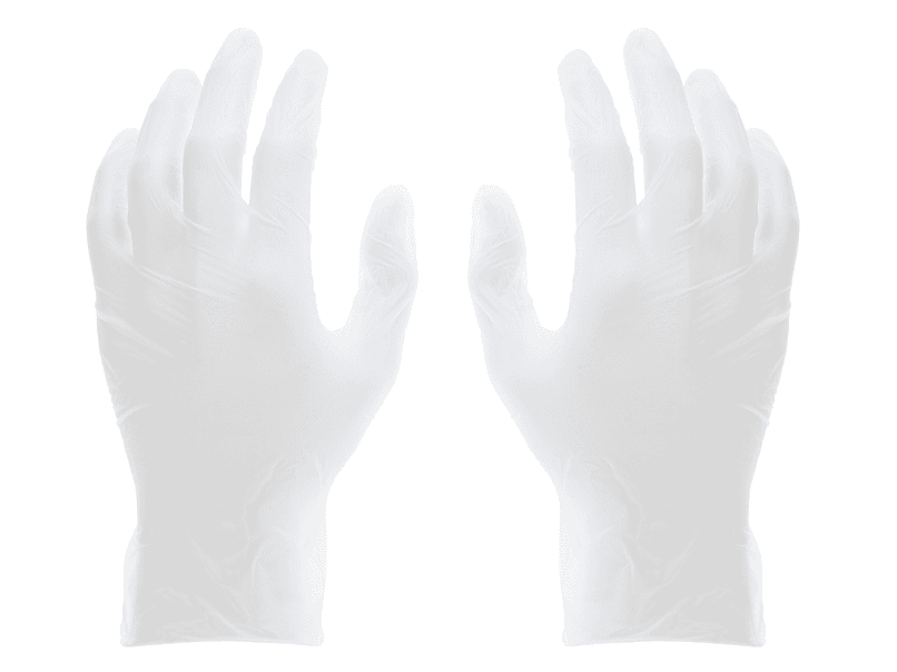 Strong vinyl gloves 100 pcs - size M
