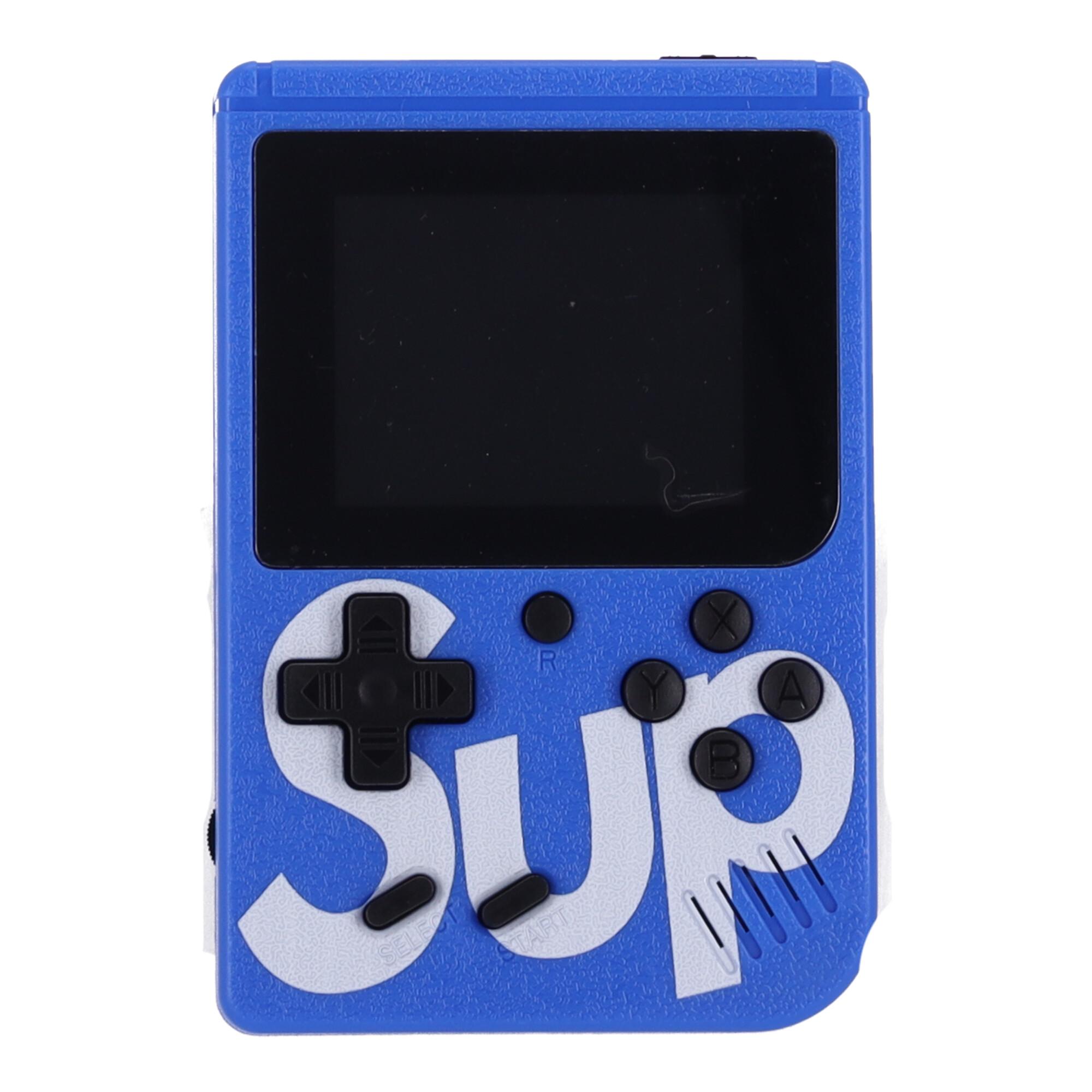 Mini konsola przenośna SUP 400 gier – niebieska (dla jednego gracza)