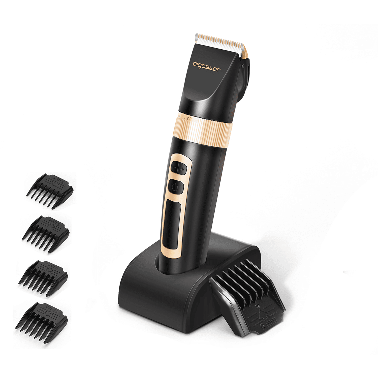 Hair clipper with LED display