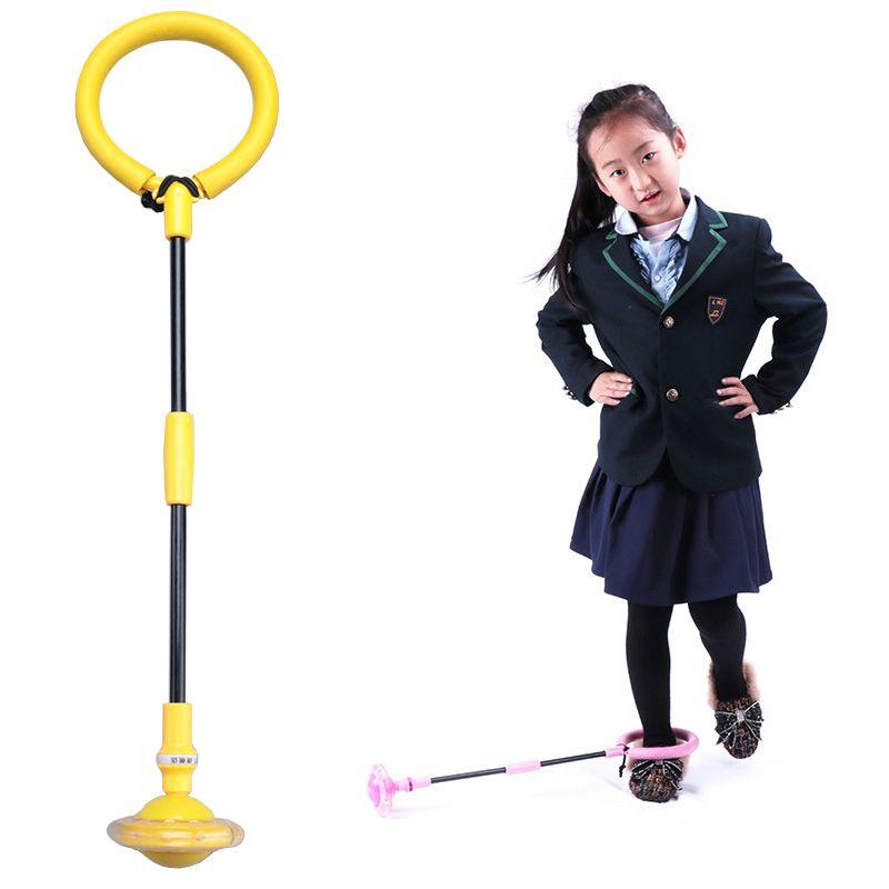 Hula Hoop Skip Rope for Leg, Foldable for Children with LED Lights, yellow
