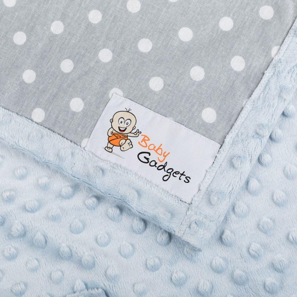Baby Wrap - Blanket with sleeves - Blue
