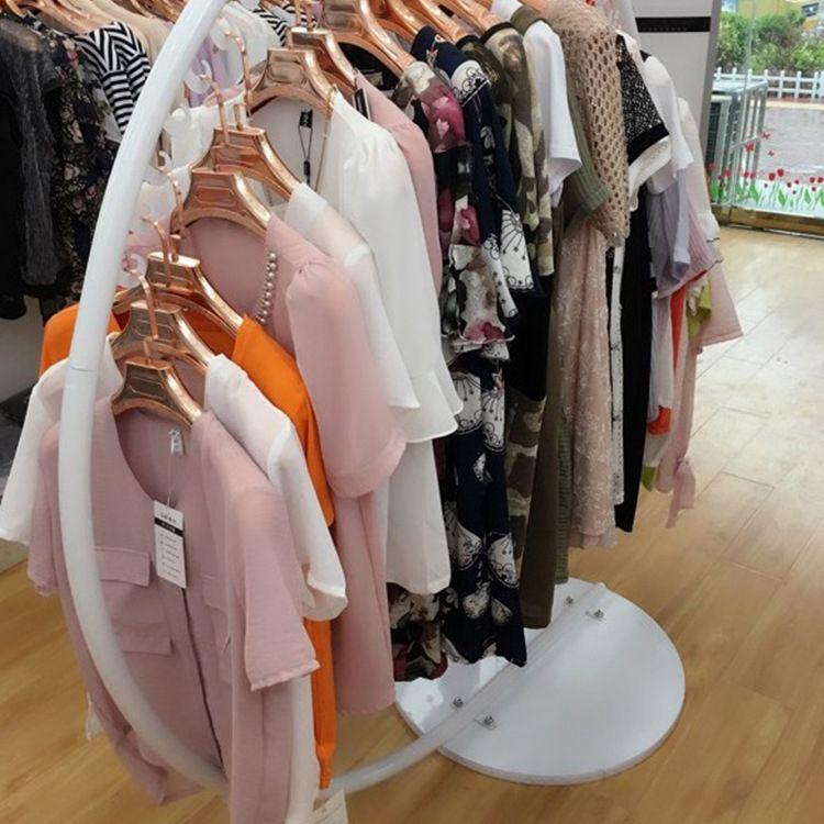 Decorative clothes hanger- white