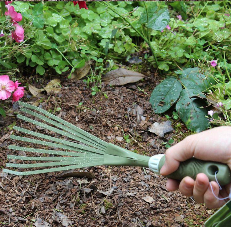 Mini garden rakes, 9-claws