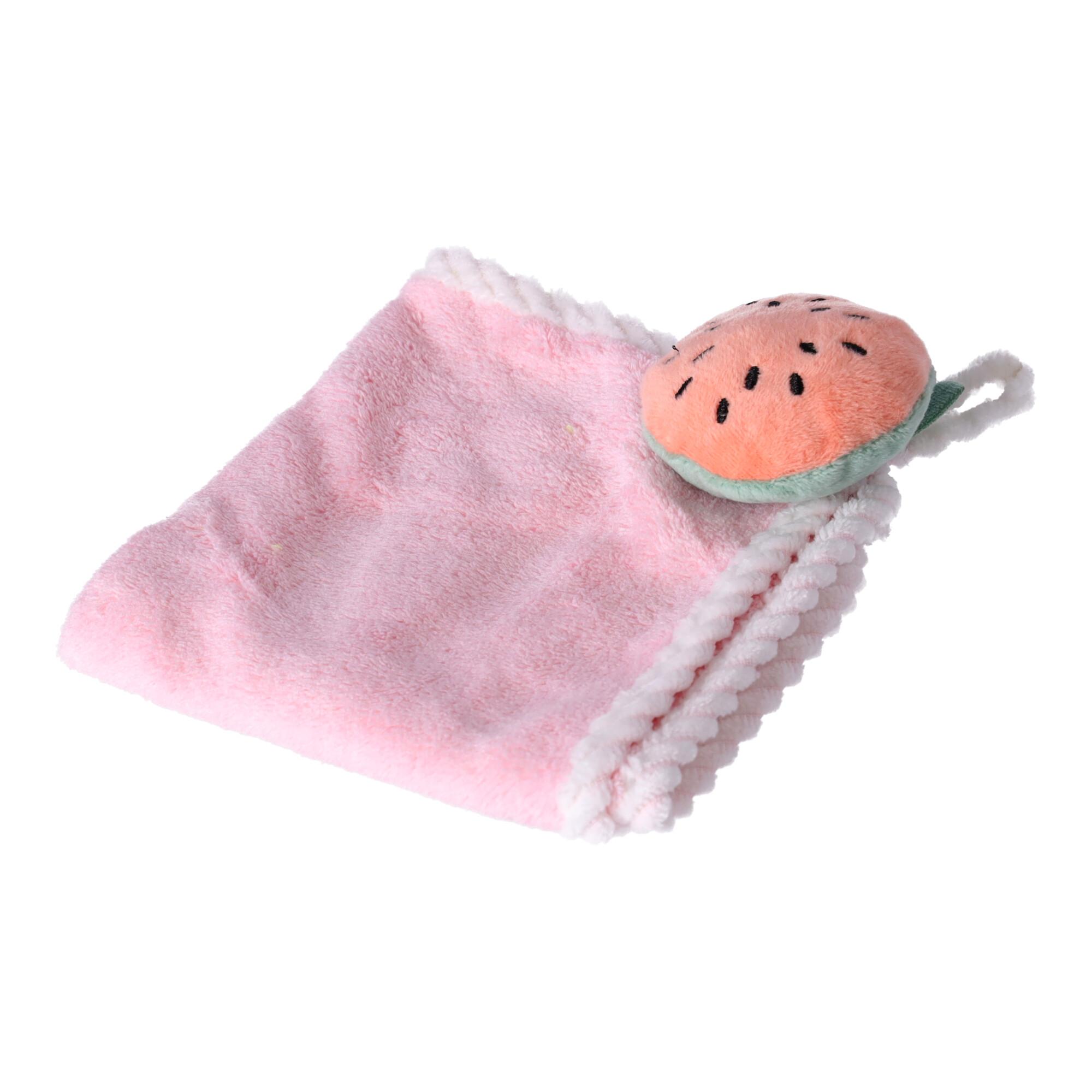 Uroczy ręcznik kuchenny - różowy