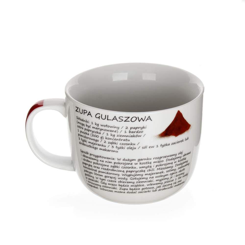 Soup cup with the inscription Goulash, 730ml