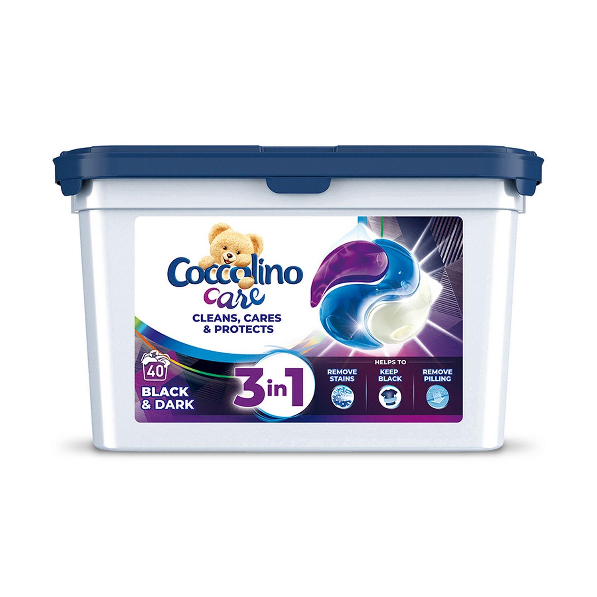 Coccolino Care Kapsułki do prania tkanin czarnych i ciemnych (40 prań)