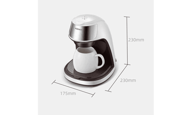 Portable Filter Coffee Machine KONKA KCF-CS2 (WE)