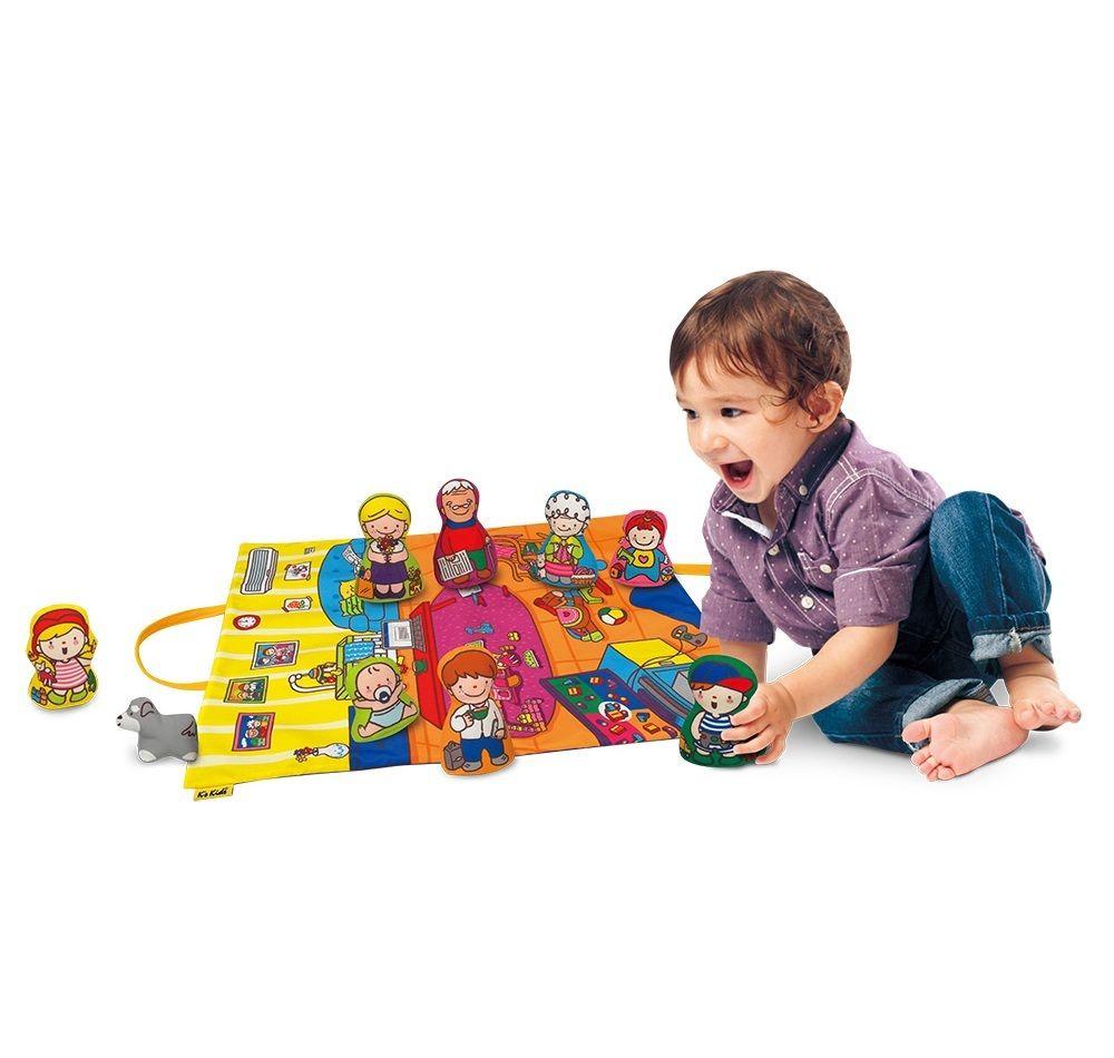 Toy travel mat - family