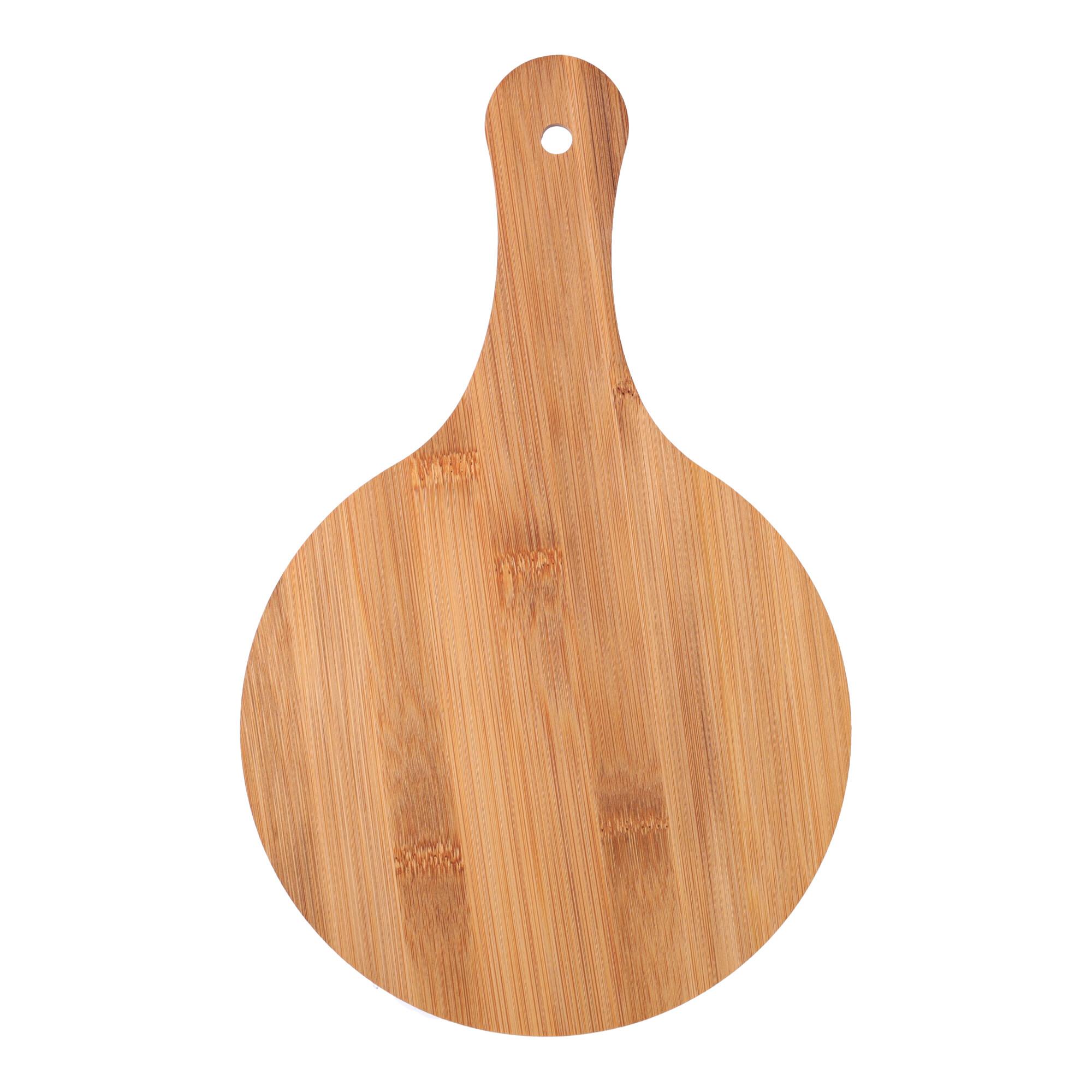 Wooden pizza board - round, size 32*20*1.1