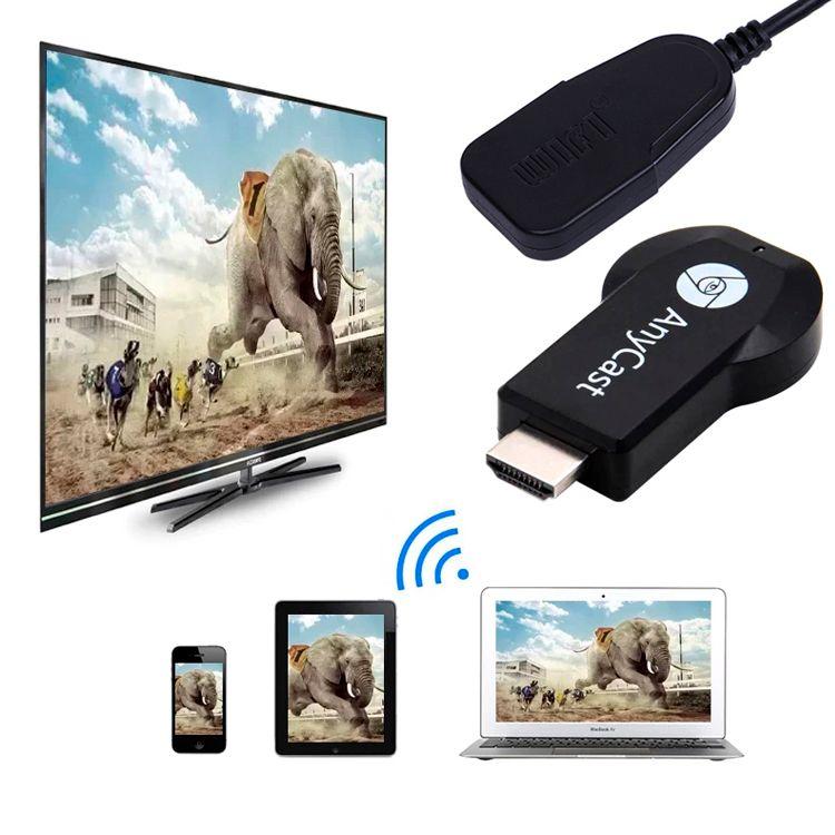 AnyCast M2 plus DLNA WiFi do TV na HDMI AirPlay