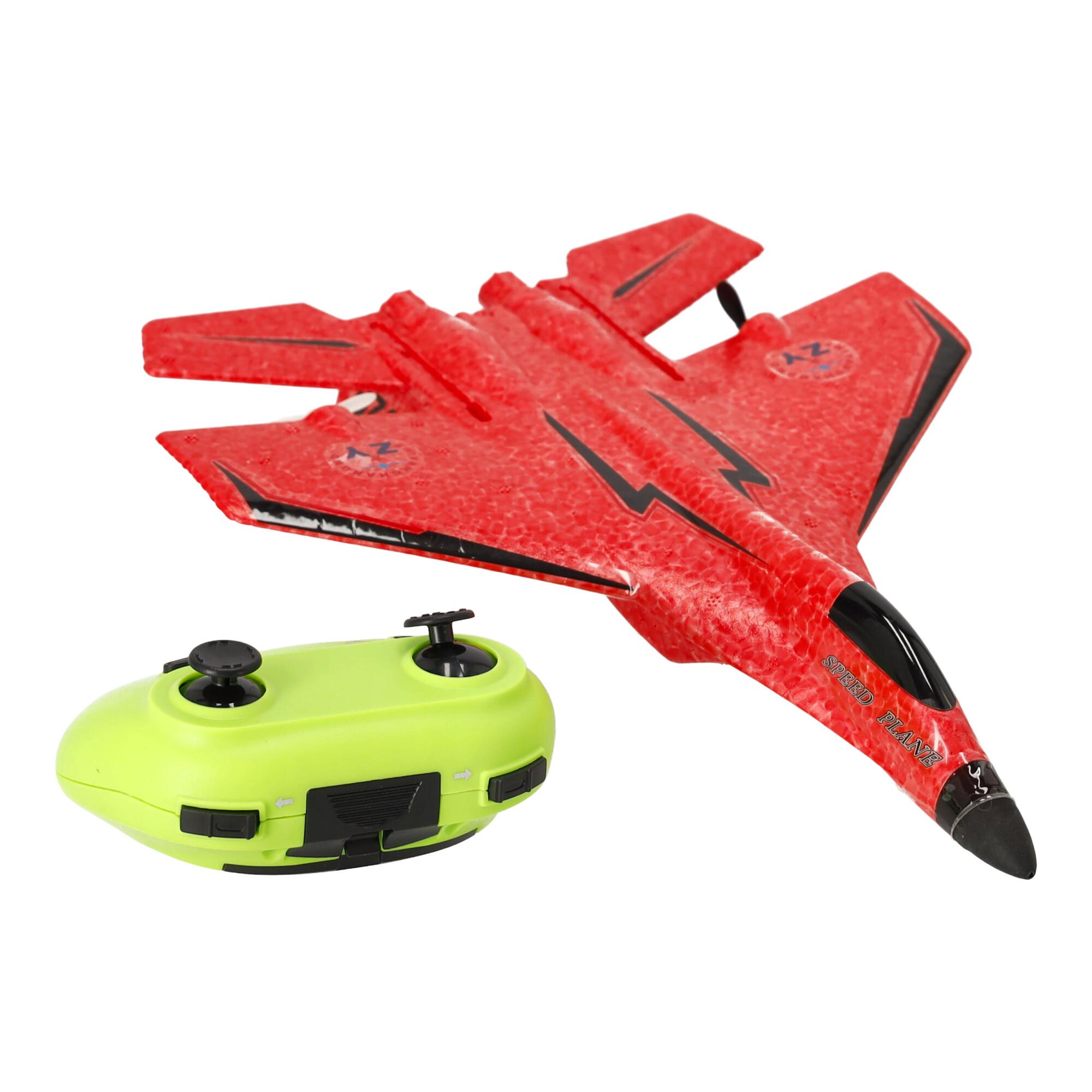 The Ultra-Light Remote-Controlled Aircraft (Model ZY-320) operating on a 2.4GHZ frequency - Red