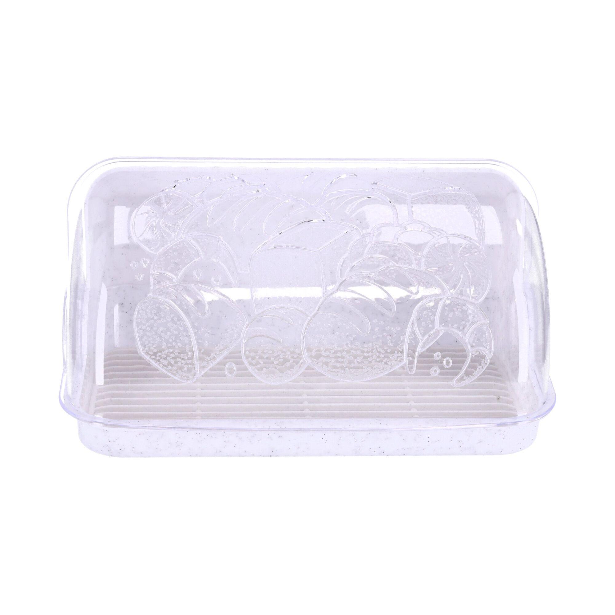 Plastic bread box, bread container, size 42x27x18 cm, POLISH PRODUCT