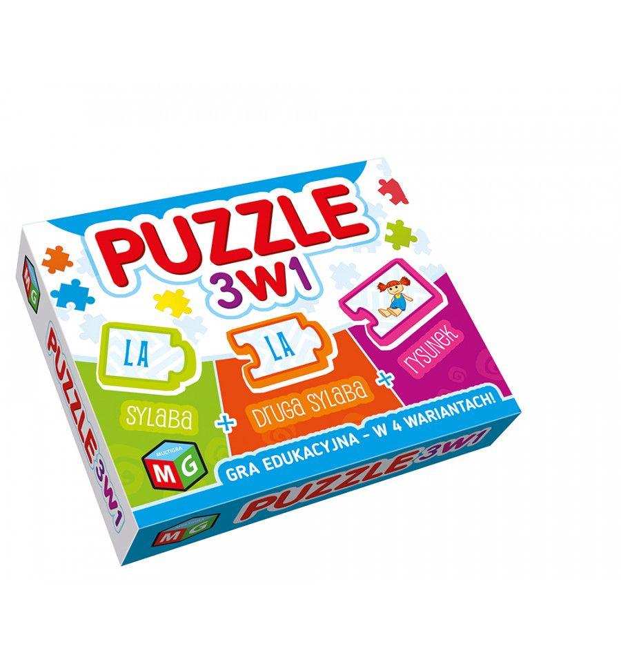 Educational game Puzzle 3in1