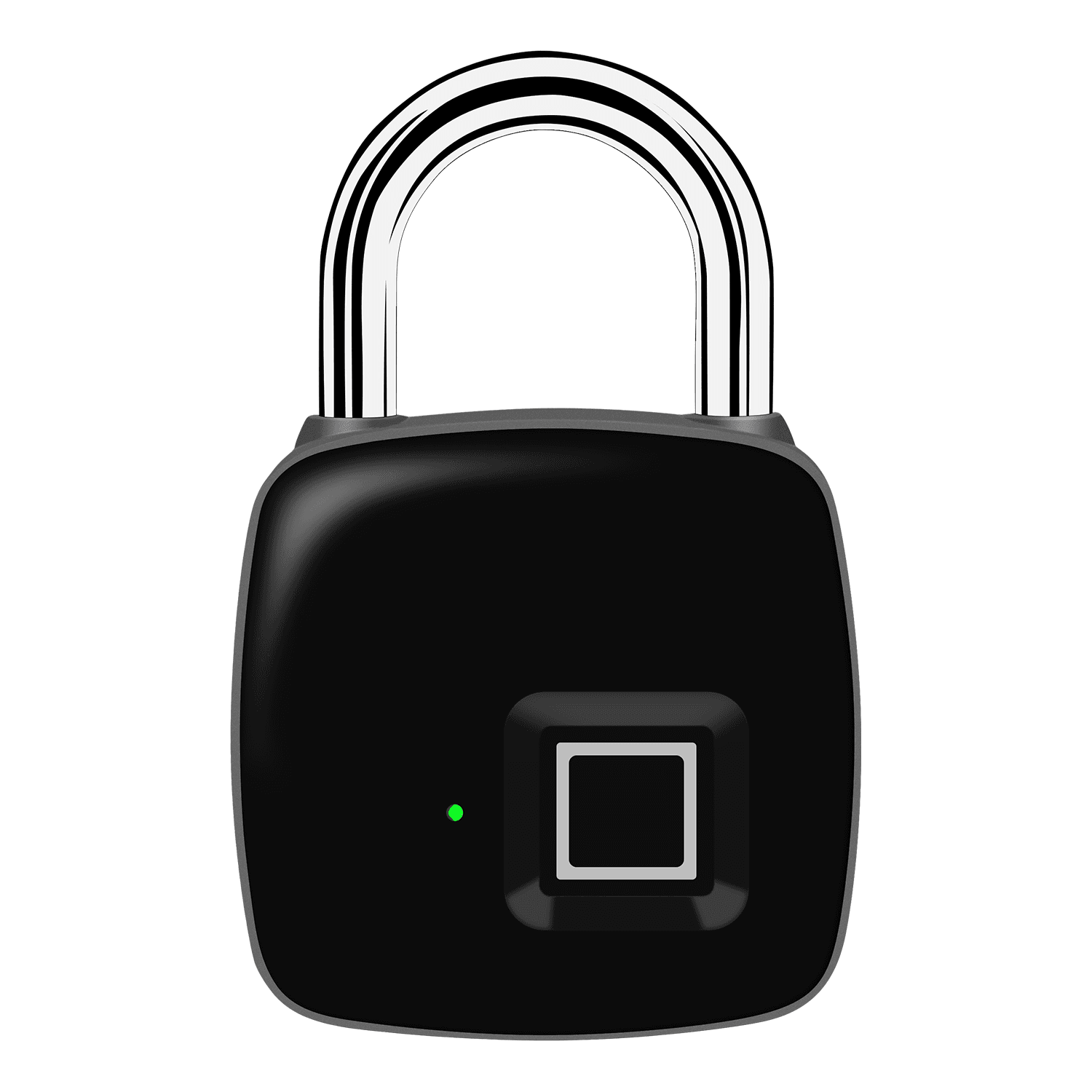 Fingerprint padlock with fingerprint reader 