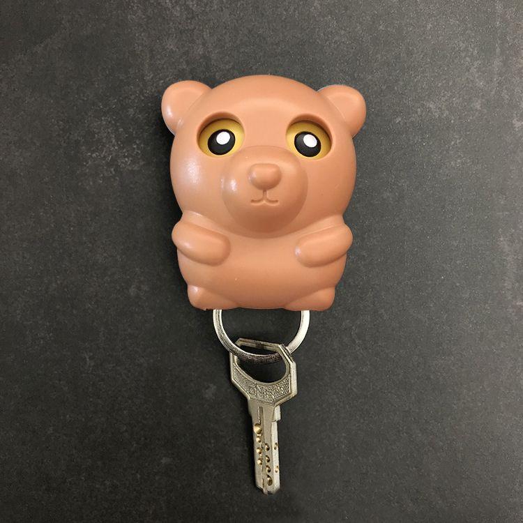 Key hanger - brown teddy bear