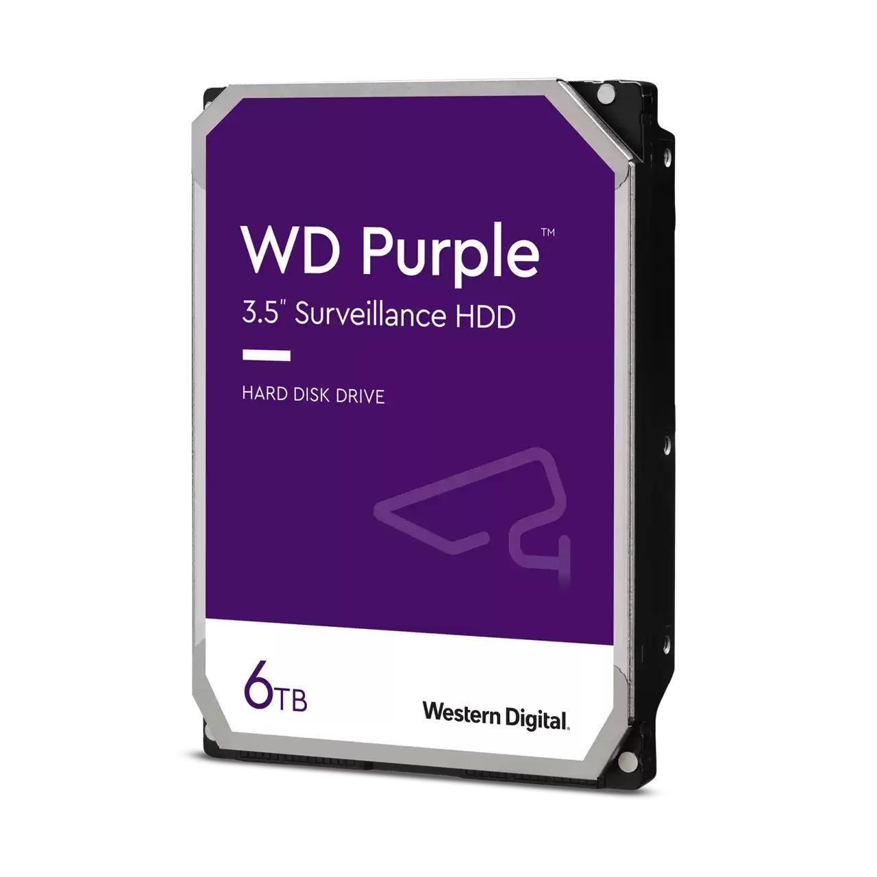 Dysk HDD WD Purple WD63PURZ (6 TB ; 3.5"; 256 MB; 5400 obr/min)