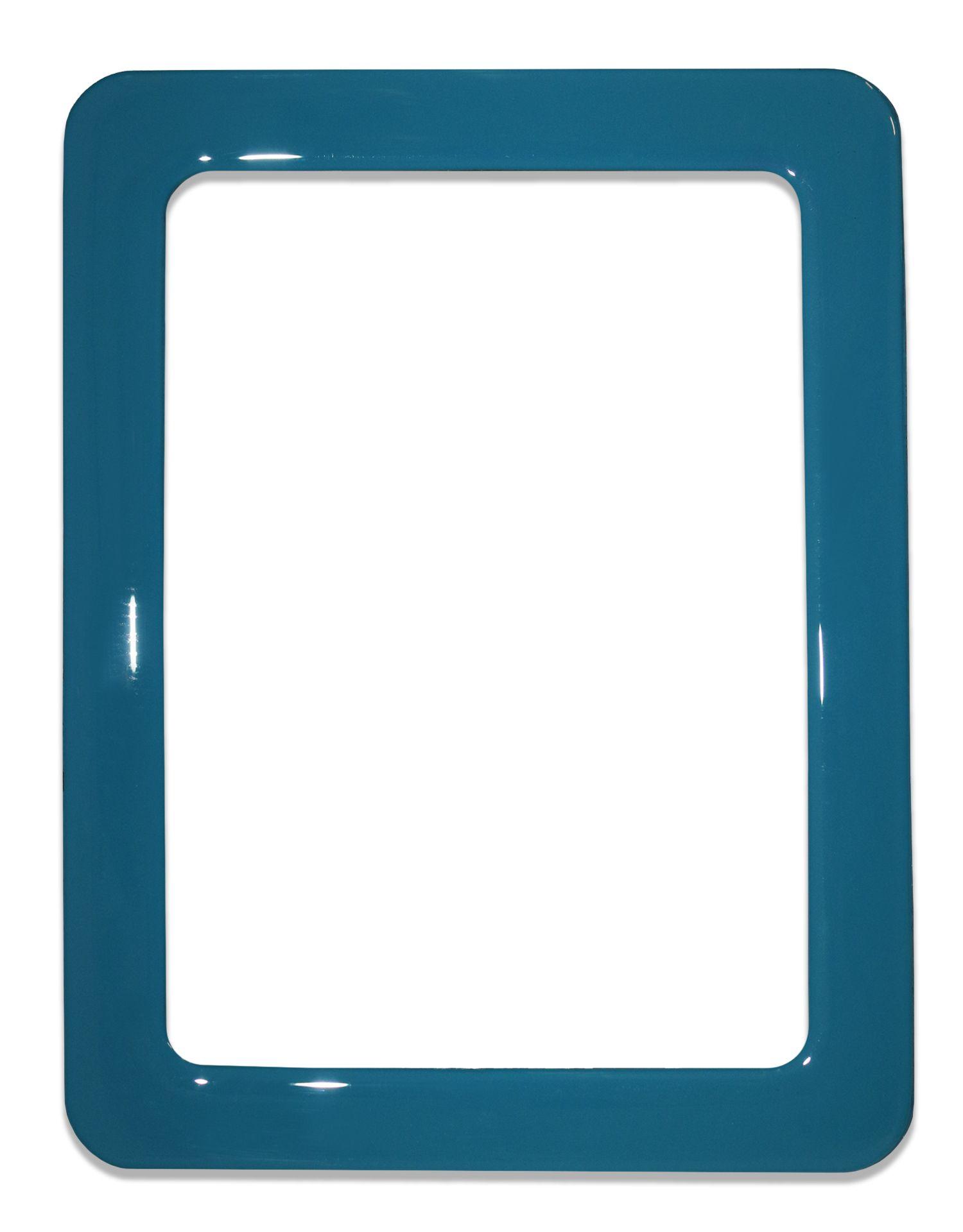 Magnetic self-adhesive frame size 16.0x11.8cm - turquoise