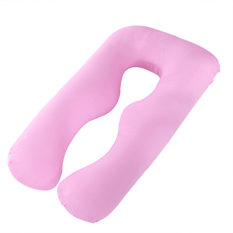 Poduszka do spania dla kobiet w ciąży, ciążowa duża - jasno różowa