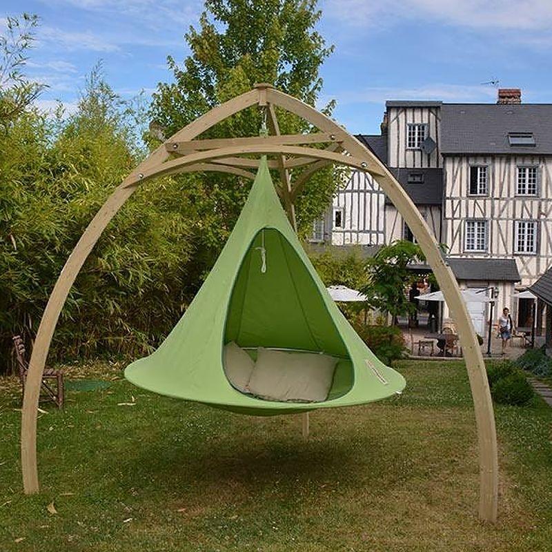 Hanging cocoon / tent - green, 150 x 150