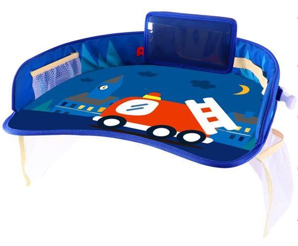 Travel table for children in the car seat "Fire engine"