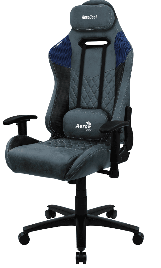 Fotel gamingowy Aerocool AC-280 DUKE AEROAC-280DUKE-BK/BL (kolor niebieski)