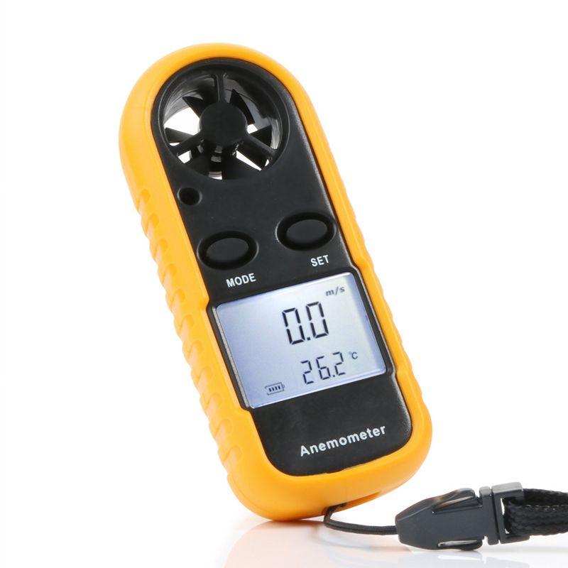Wind speed and temperature meter / Anemometer