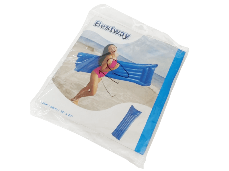Dmuchany materac do pływania Bestway 183 x 69 cm - niebieski