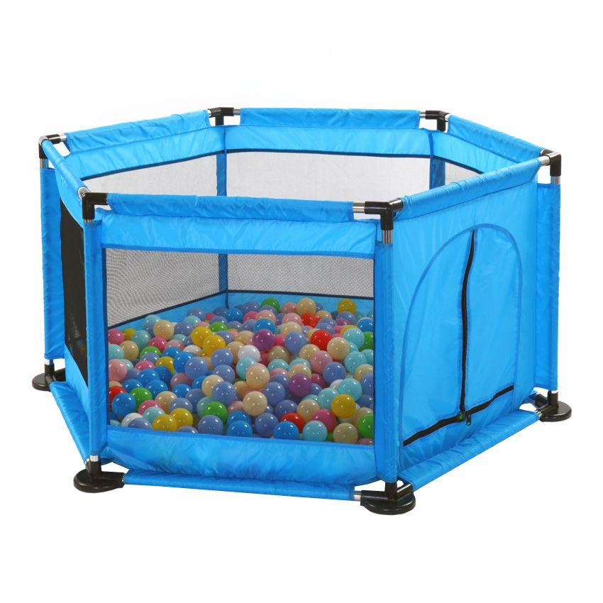 Baby playpen / dry ball pool - blue