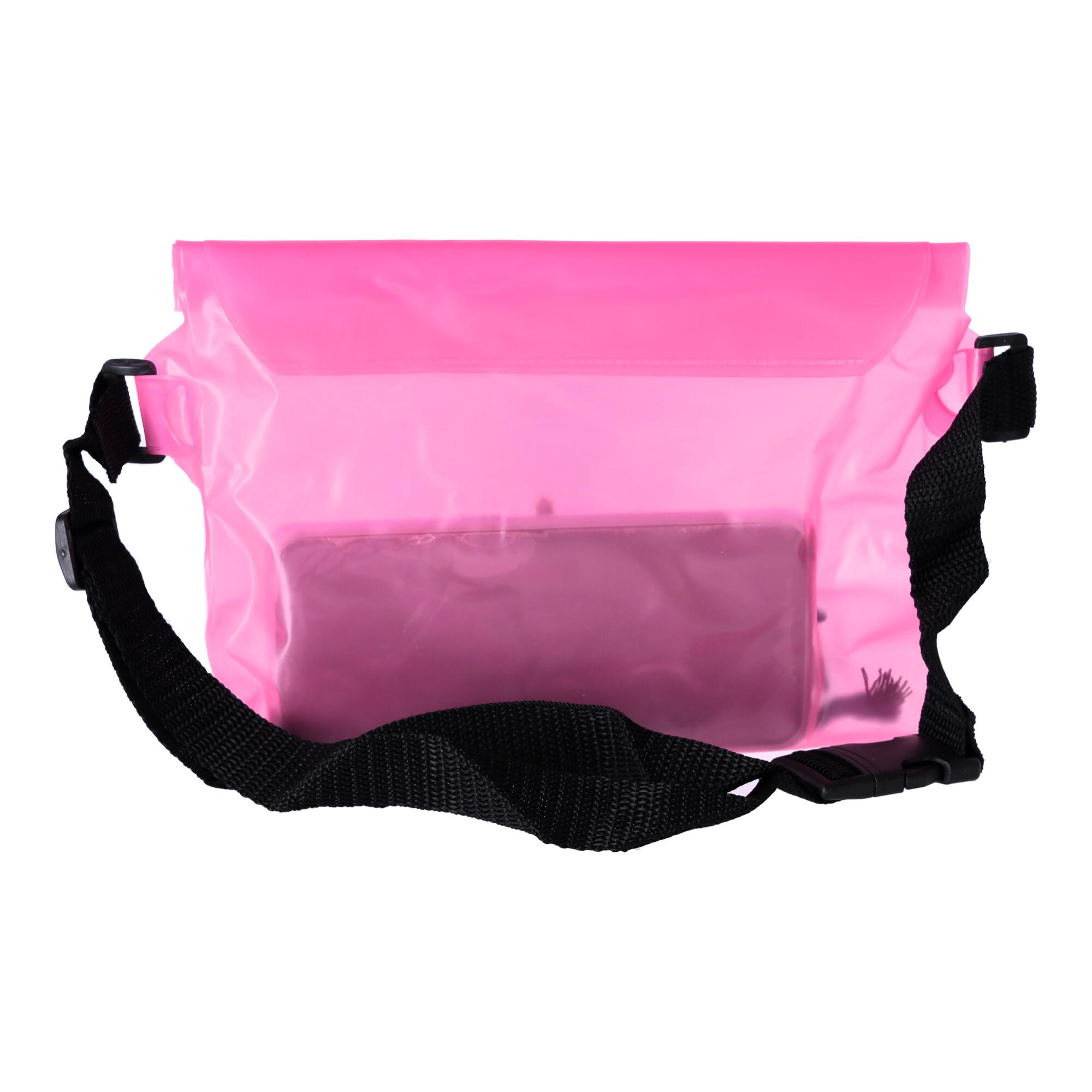 Waterproof kidney, belt pouch - pink