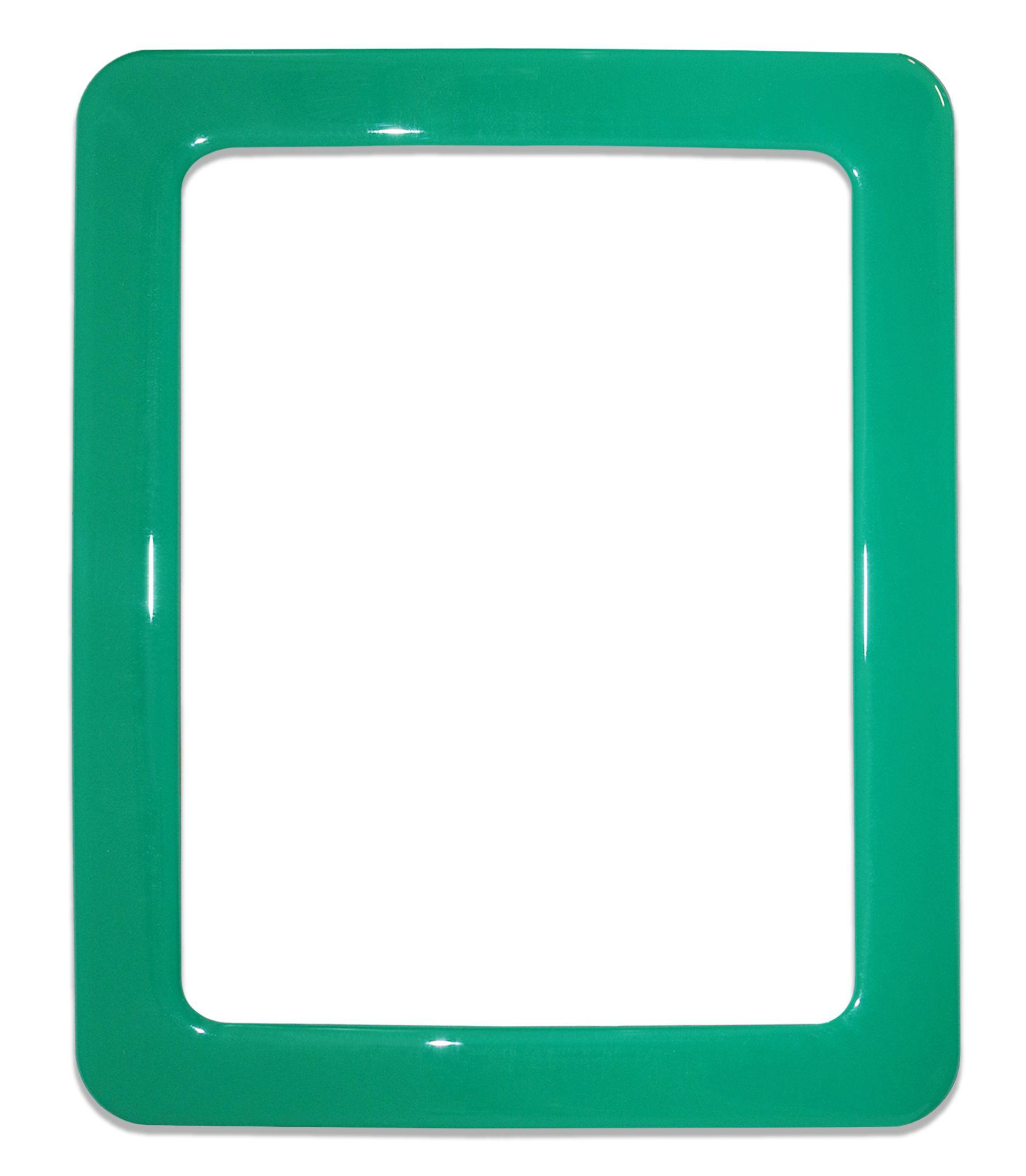 Magnetic self-adhesive frame size 19.0 x 23.8 cm - green