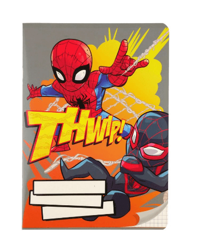 Zeszyt miękki A5 w kratkę 16 kartek Spider Man