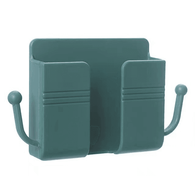Organizer / wall holder for a mobile phone - green