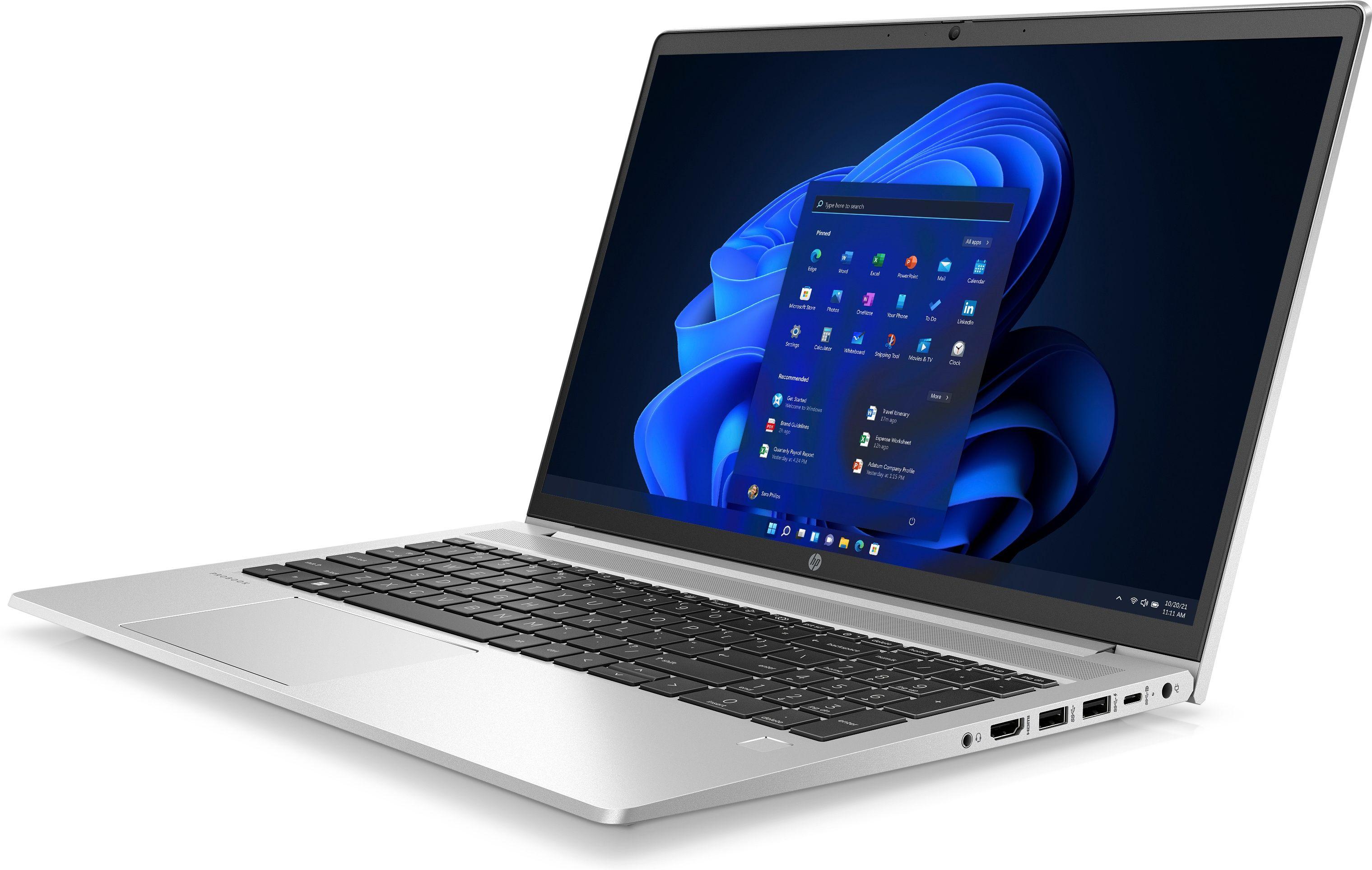 HP ProBook 450 G8 i5-1135G7 15,6"FHD AG 250nit IPS 8GB_3200MHz SSD256 IrisXe ALU BLK 45Wh W10Pro 3Y OnSite Silver Aluminium