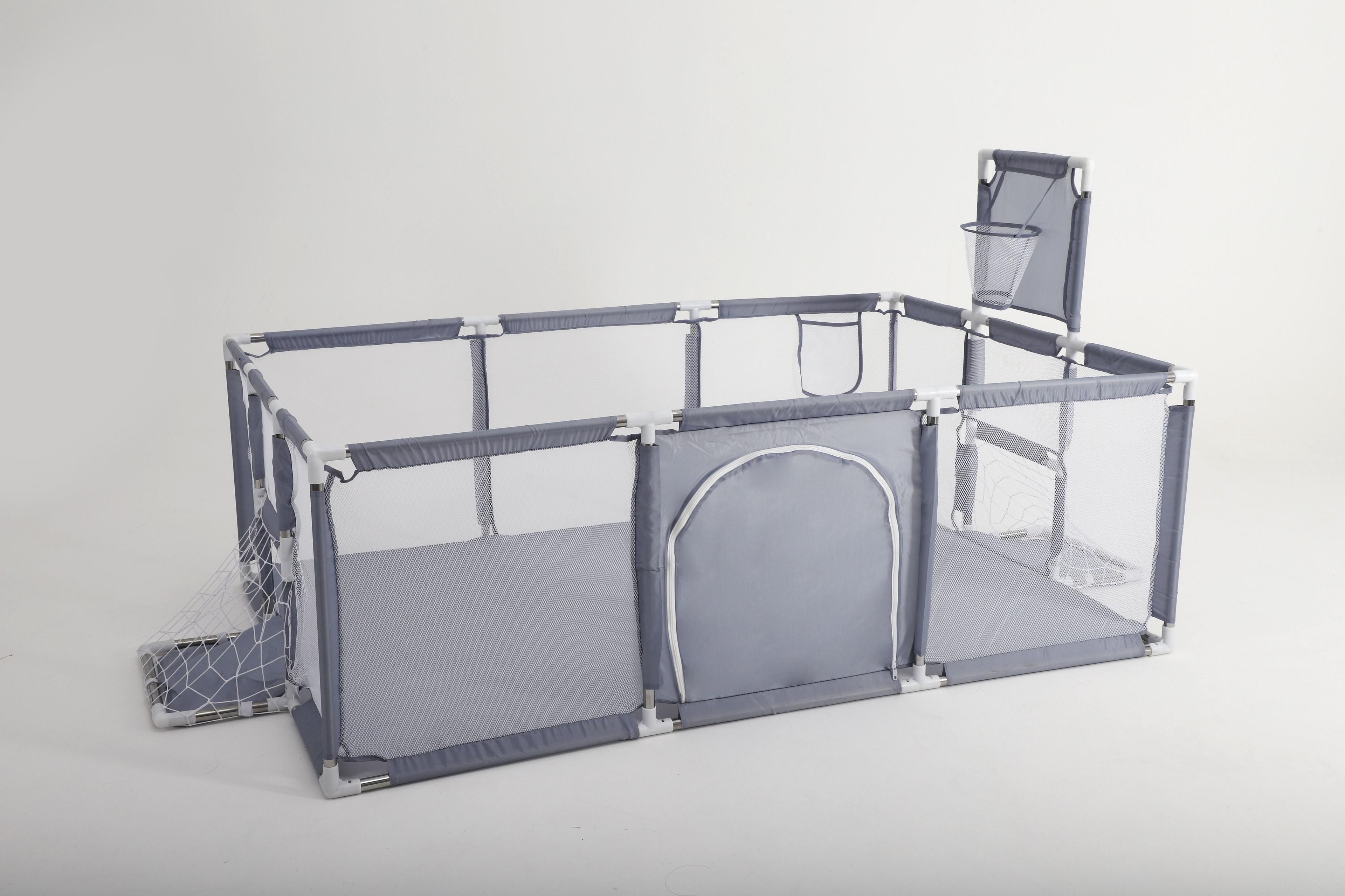 Playpen for a child, playground, dry pool, playground - grey