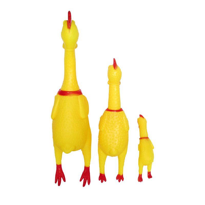 Piszcząca zabawka dla psa - kurczak, 35 cm
