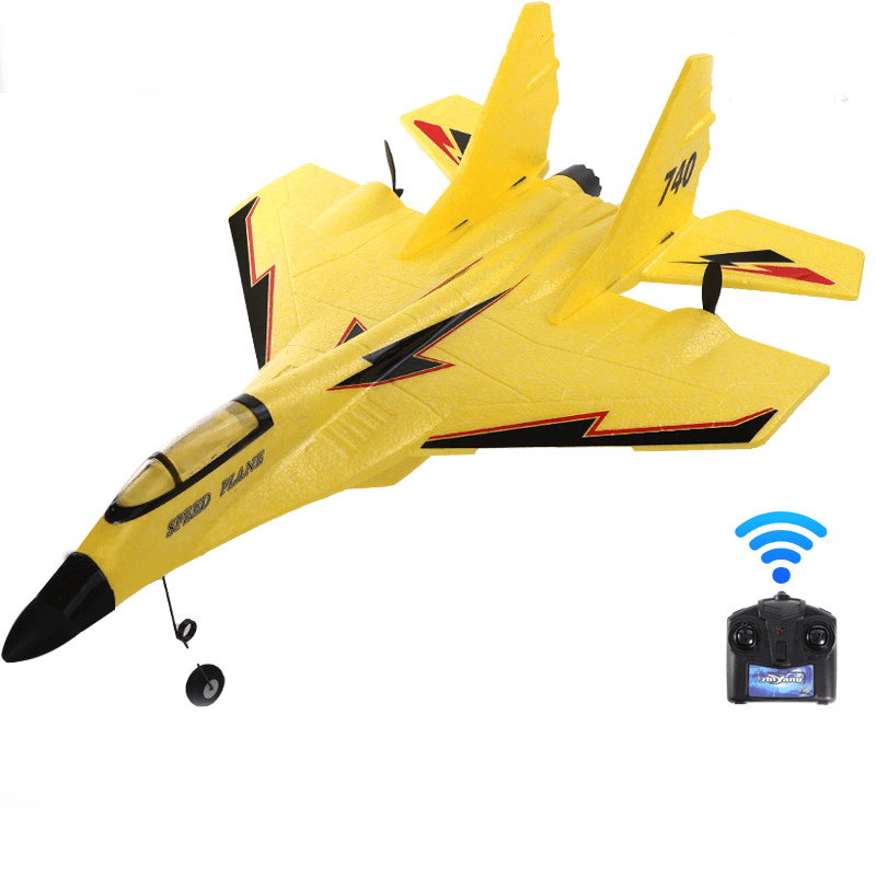 ZY-740 Remote-Controlled Aircraft Model - Yellow