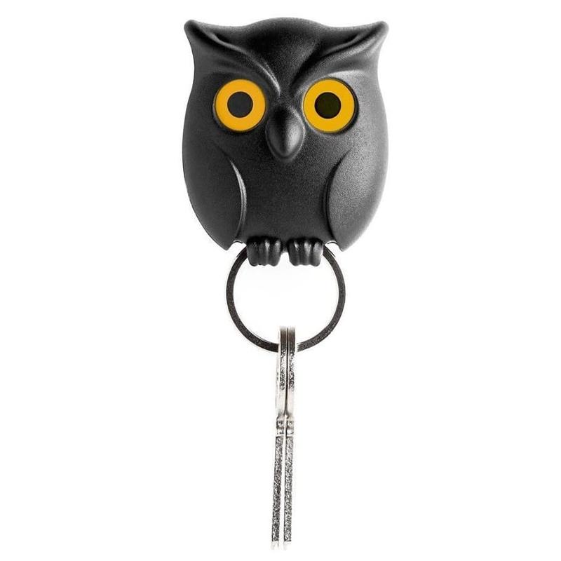 Key hanger - black owl
