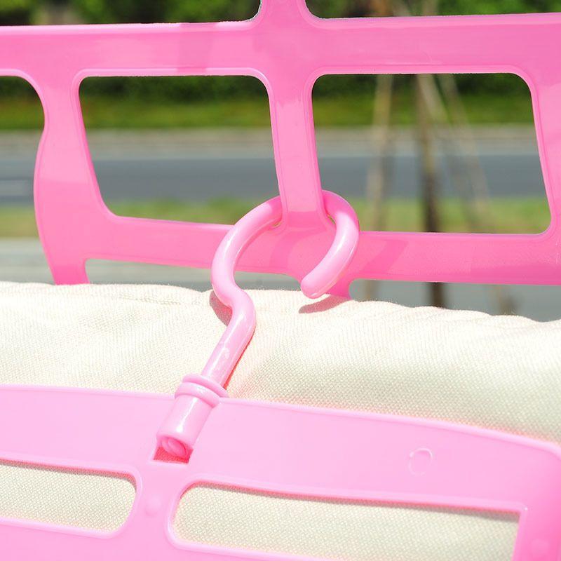 Multifunctional hanger for drying pillows - pink