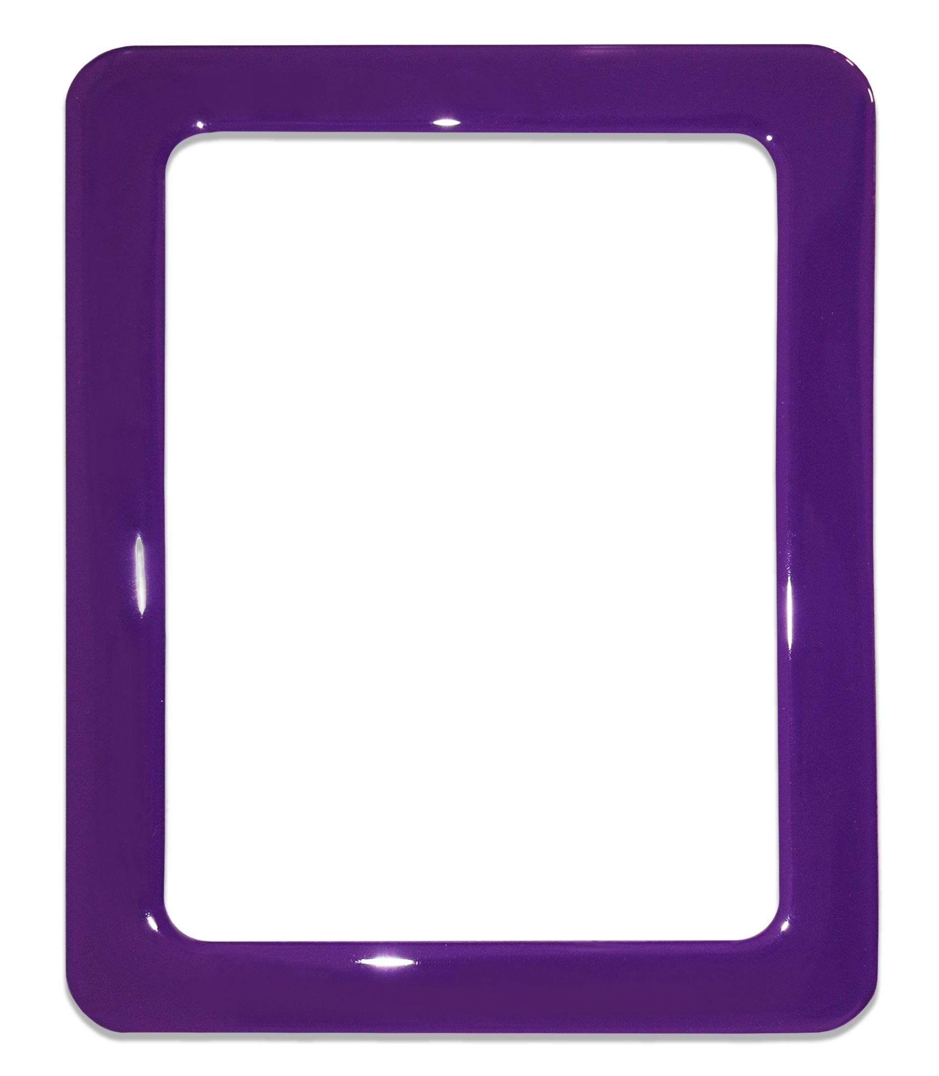 Magnetic self-adhesive frame size 19.0 x 23.8 cm - purple