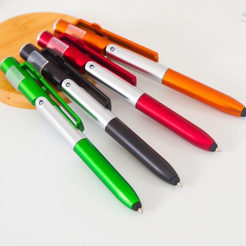 Wielofunkcyjny długopis 4w1 - pomarańczowy