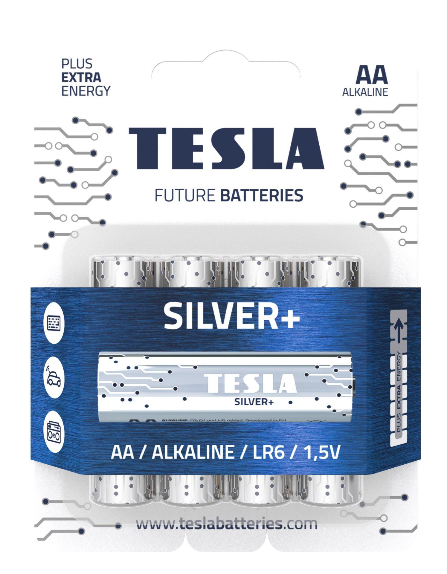 Mercury Free Alkaline Manganese Battery, 4pcs, AA Size / Non-Rechargeable
