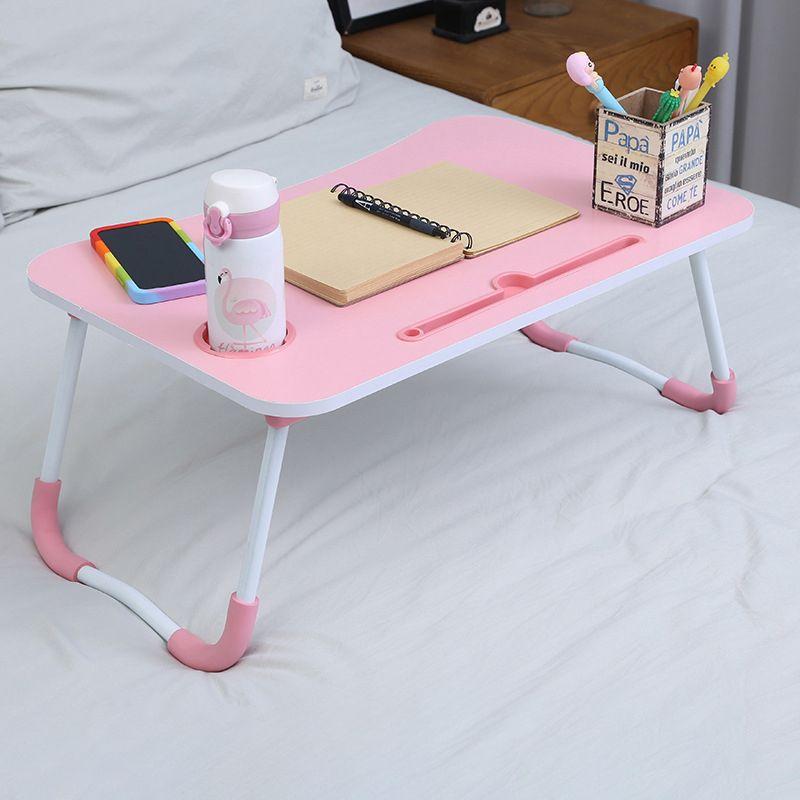Folding laptop breakfast table - pink 