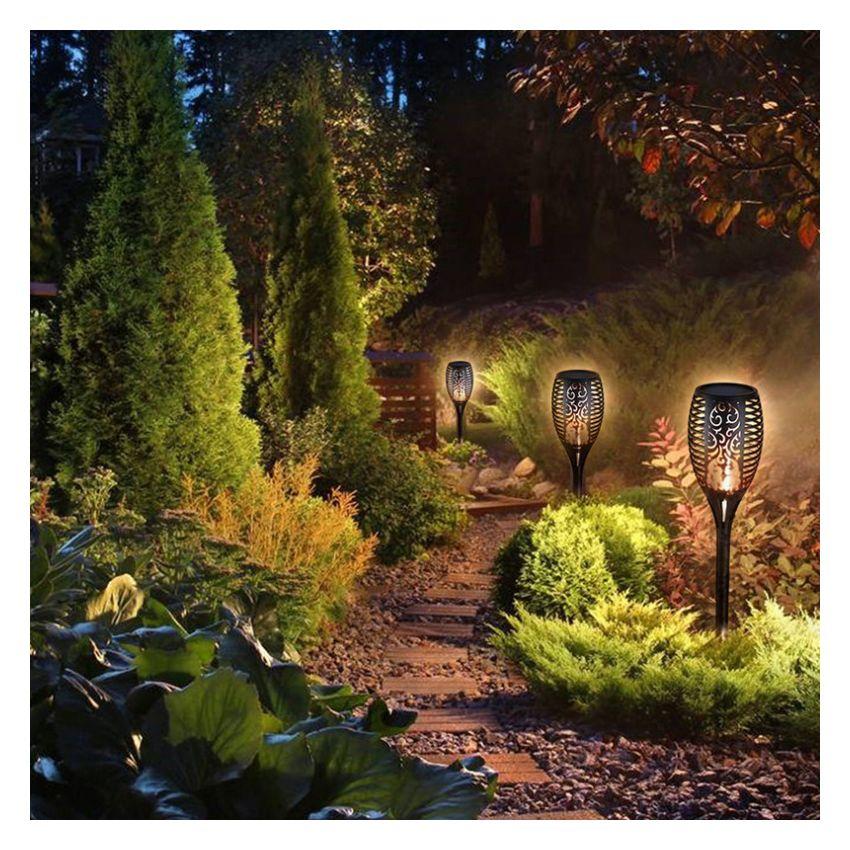 Decorative LED solar lamp for the garden