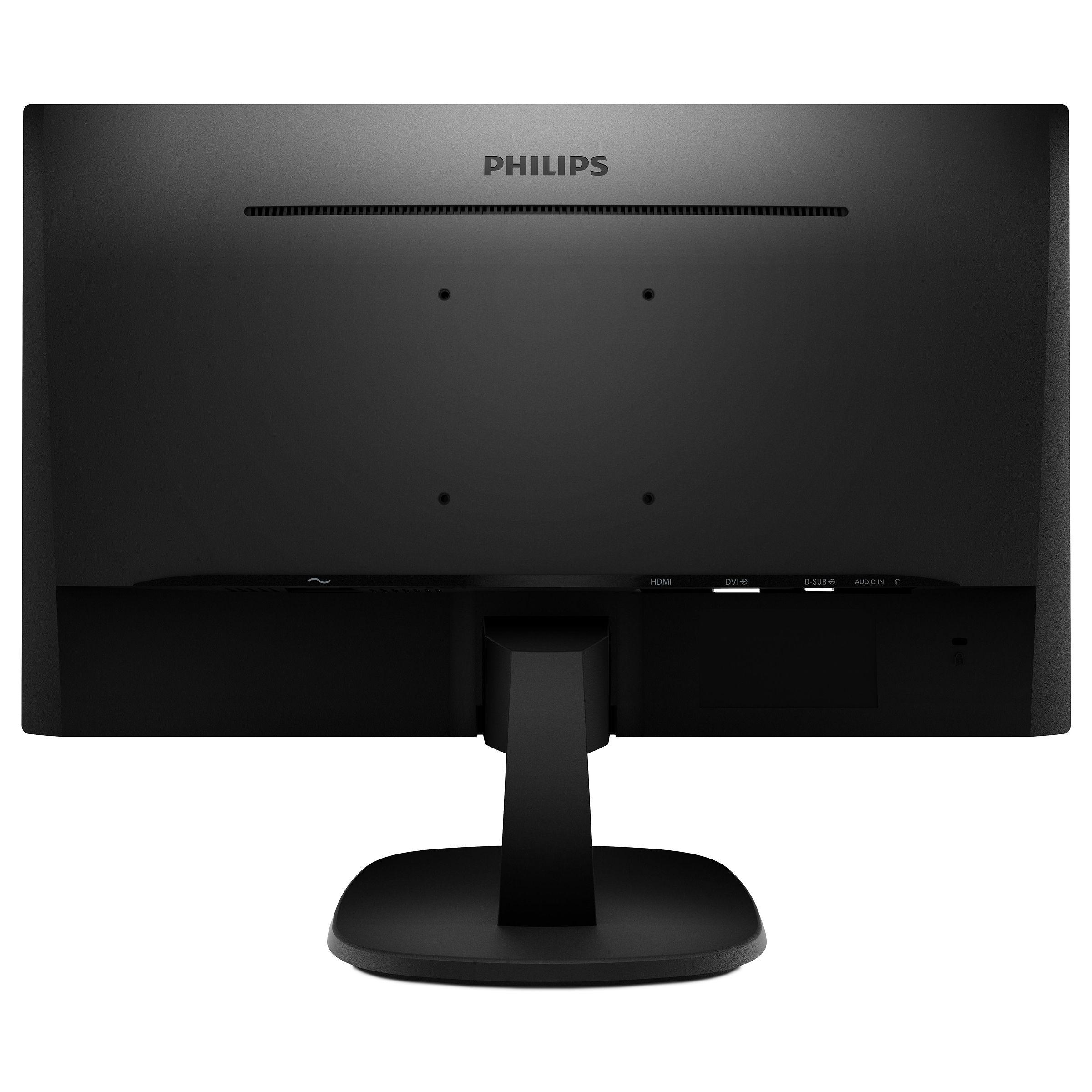 Monitor Philips 243V7QDAB/00 (23,6"; IPS/PLS; FullHD 1920x1080; HDMI, VGA; kolor czarny)
