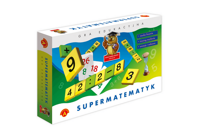 Educational game Alexander - Owl Smart Head - Superman